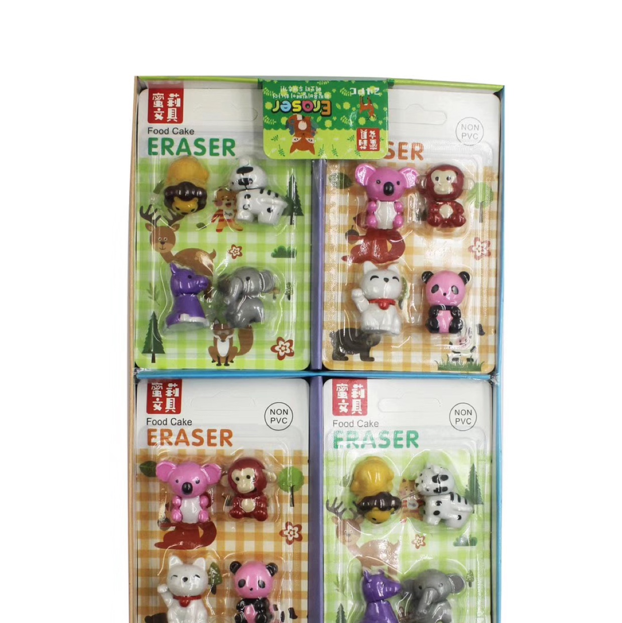Xk-009 Rubber Creative Animal Series 3D rubber Koala panda Unicorn Lucky Cat thumbnail