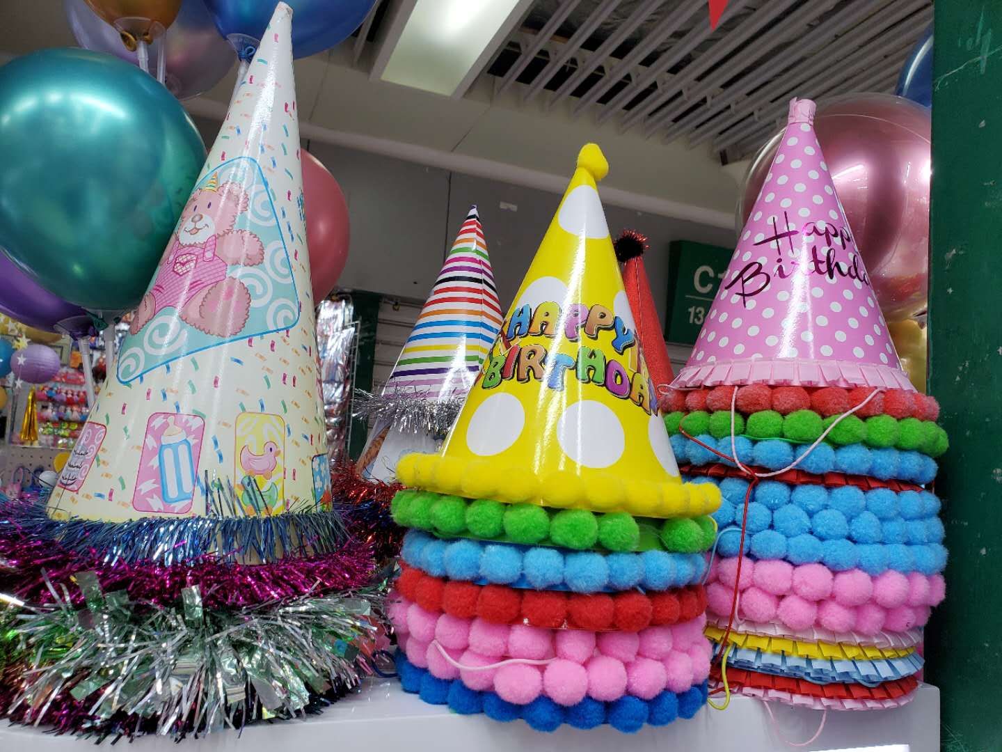 Birthday flower ball hat Item Picture