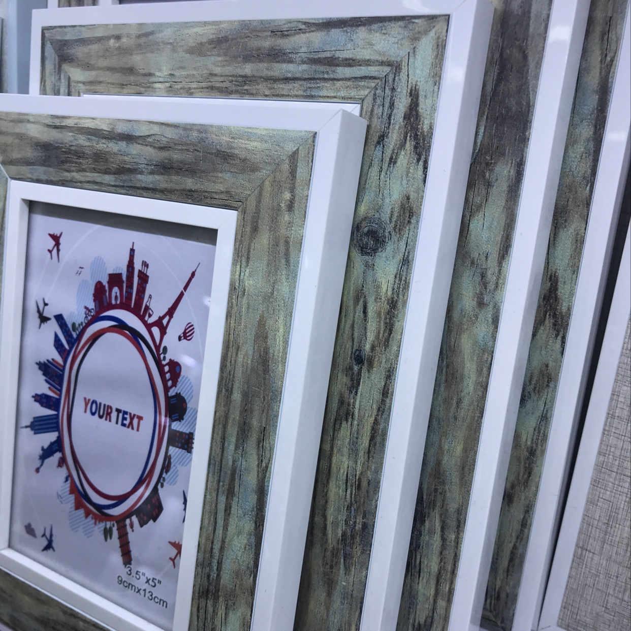 5寸仿木相框产品图