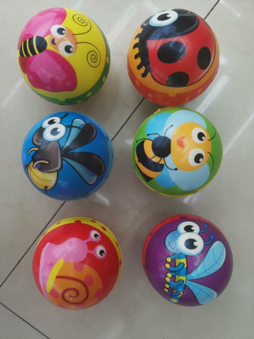 6.3cm 高弹球-昆虫，2.1元/个，24个/盒，480个/箱