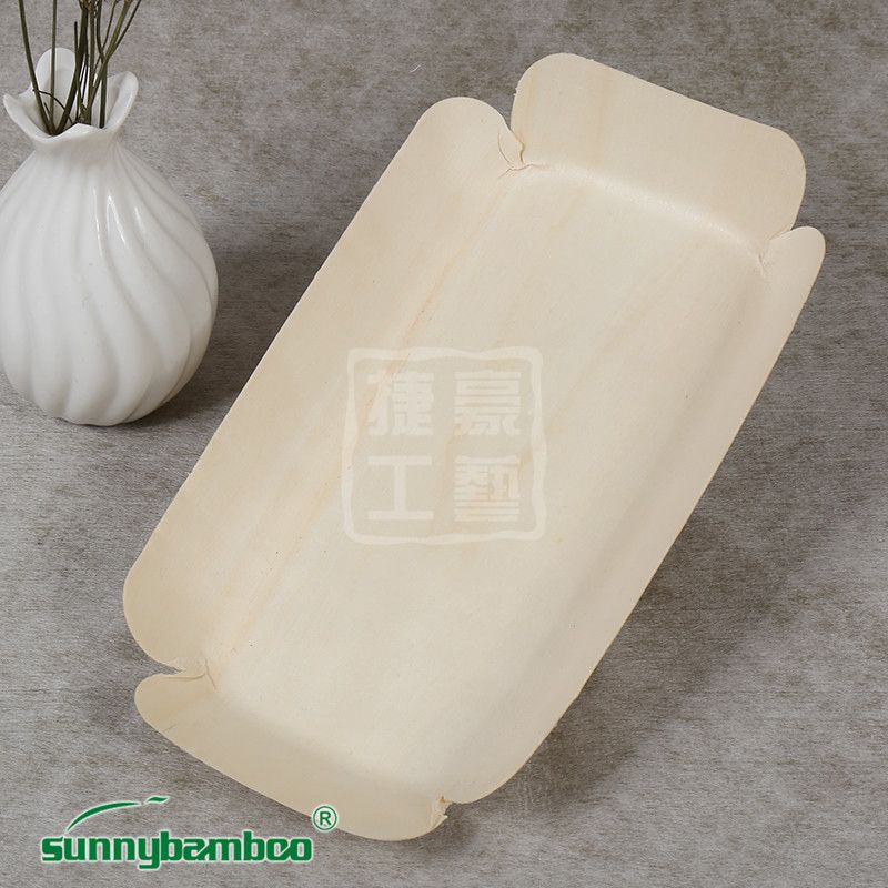 Yiwu Good Goods QXH rectangular plates, disposable plates, dinner plates, fruit plates, cake plates details Picture