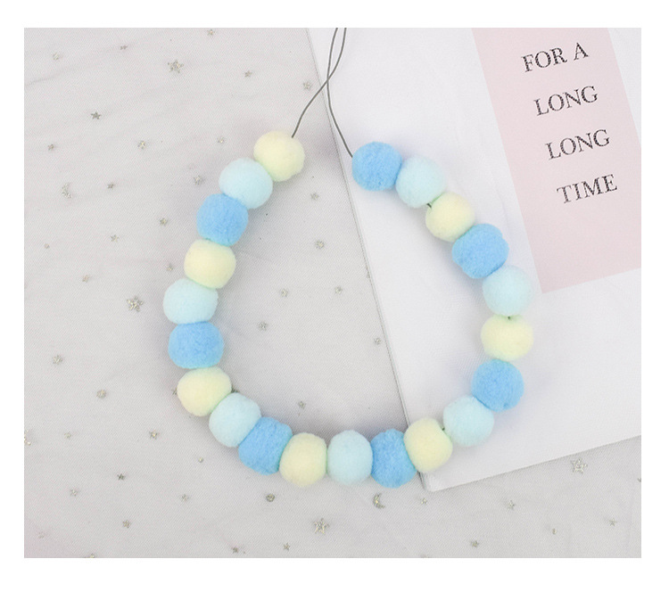 Direct sales from the manufacturer of pet cat collars. DIY cat pom-pom elastic collars, pom-pom pet collars, cat and dog collars detail image 9