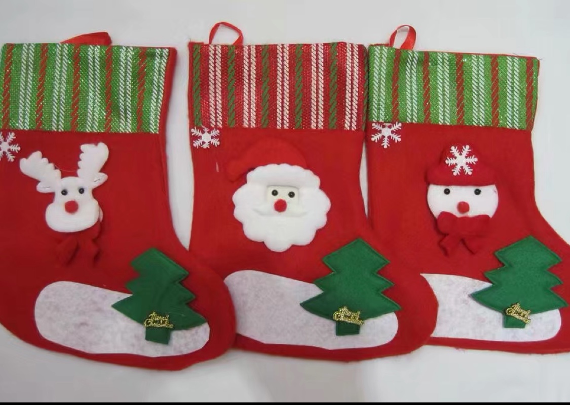 Socks with cartoon Socks. Christmas Socks with Wonderful three-dimensional cartoon socks thumbnail
