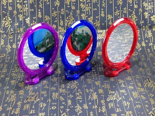 Yiwu Selection round smooth dressing mirror hanging bathroom bath mirror creative room simple thumbnail