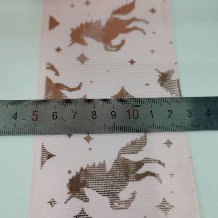 Polyester Ribbed Belt Heat Transfer Hot Gold (Silver) Webbing Manufacturers Direct Clothing Accessories undefined