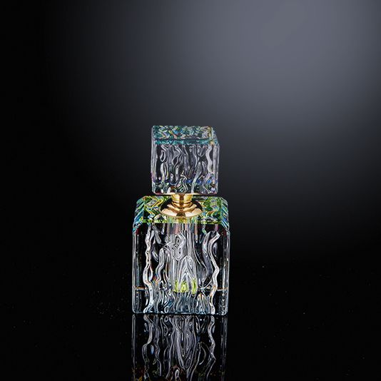 12 milliliters color-coated crystal perfume bottle