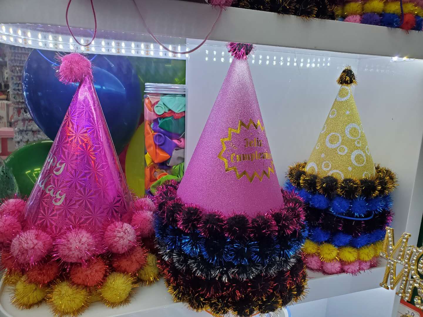 Birthday flower ball hat