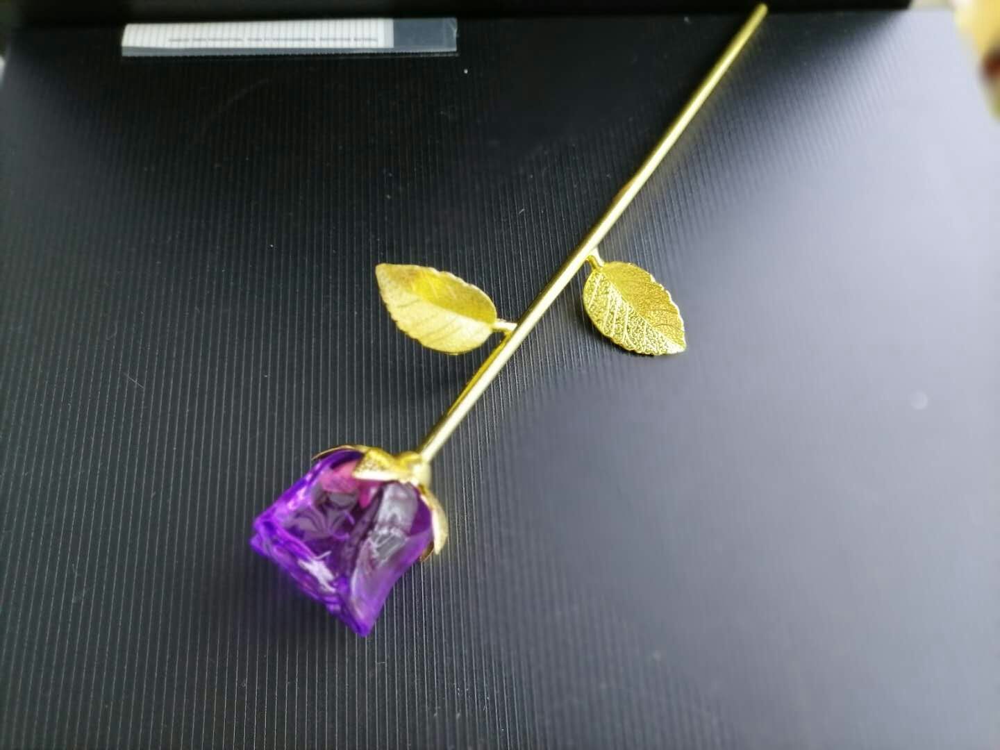 浦江幸运水晶D区三楼三街7952A店水晶玫瑰花