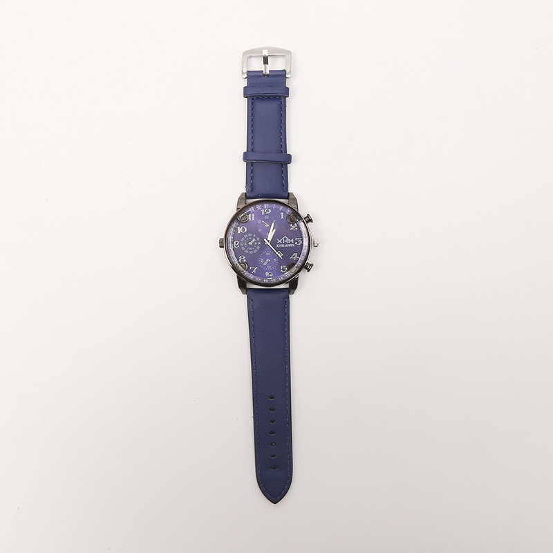 爆款时尚运动休闲男士带日历皮表带手表腕表石英表源头厂家直销22详情图5