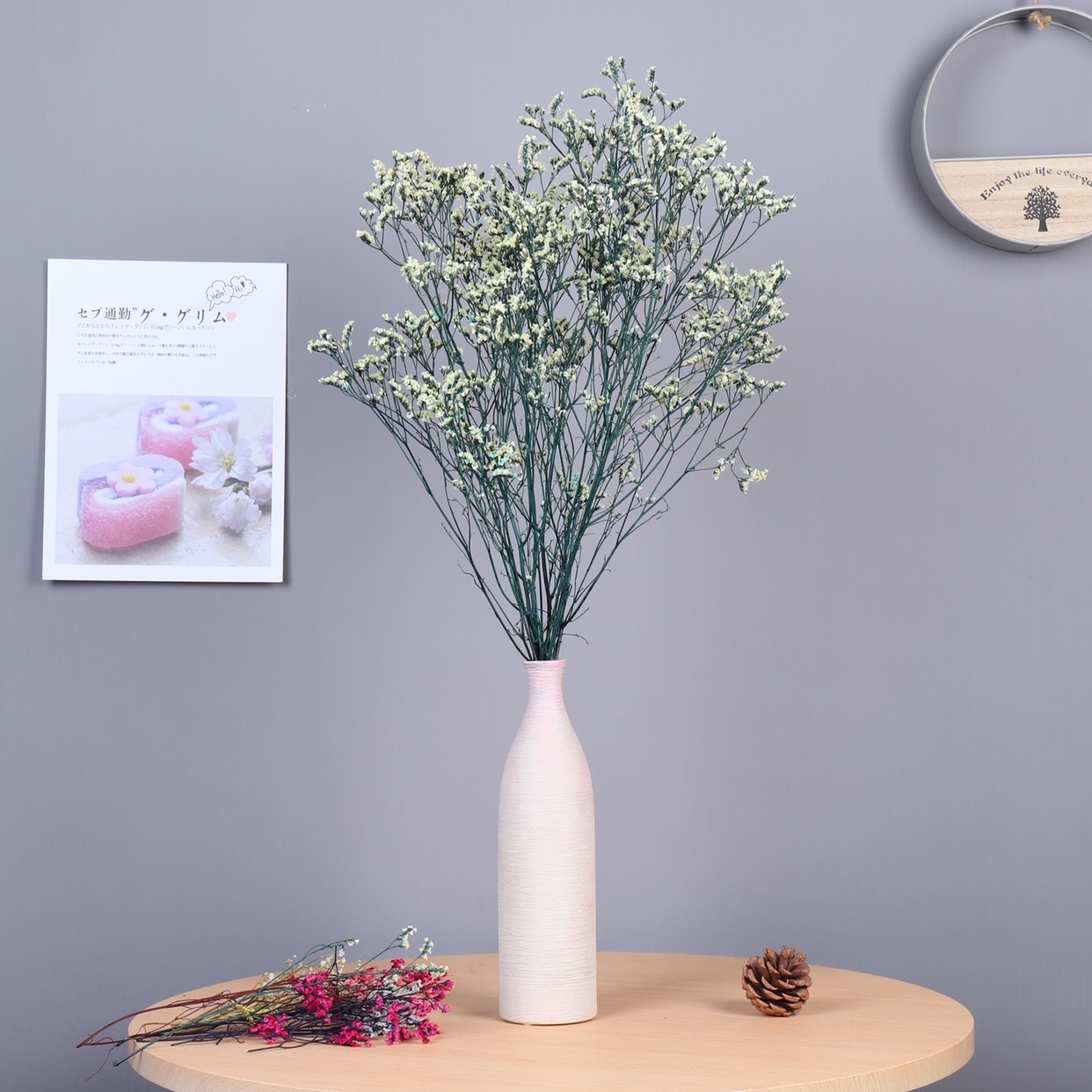 Crystal flower dried flower bouquet forest rural decoration decoration multi-color optional thumbnail