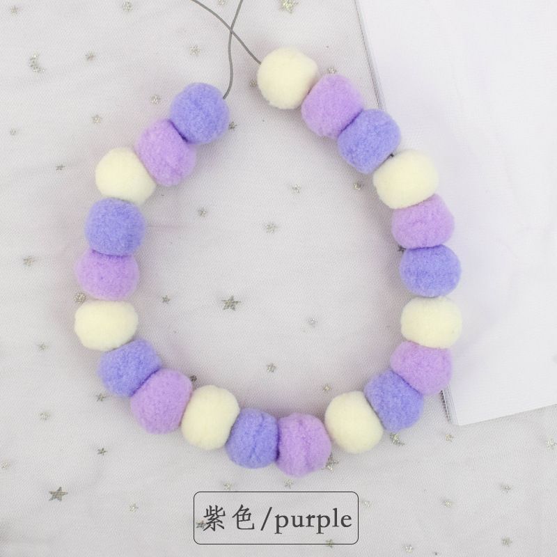 Direct sales from the manufacturer of pet cat collars. DIY cat pom-pom elastic collars, pom-pom pet collars, cat and dog collars undefined