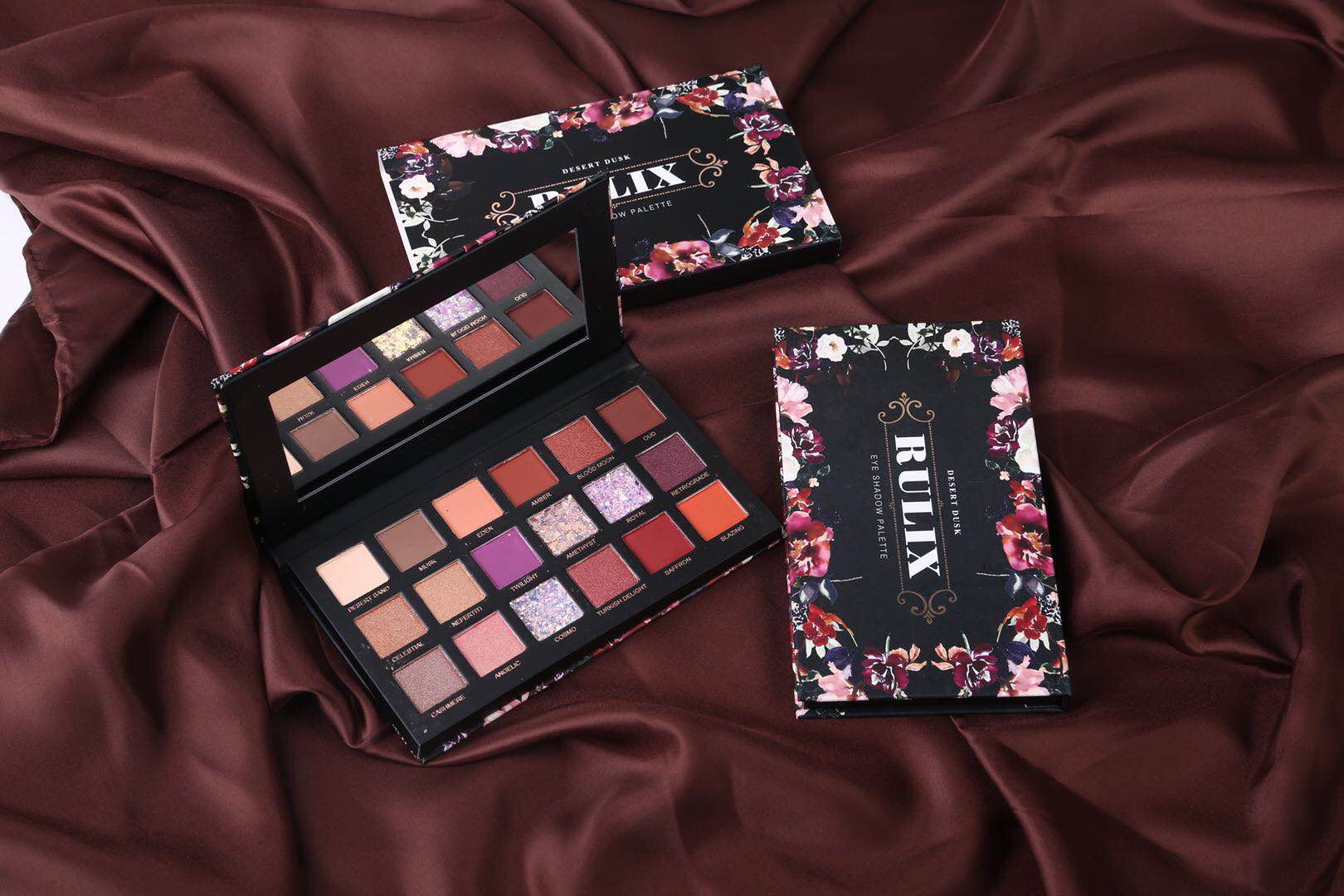 Desert Dusk rose eye shadow set in 18-color desert Rose pearl matte eye shadow box thumbnail