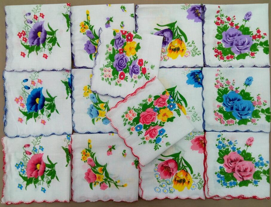 100% cotton printed lady's pa