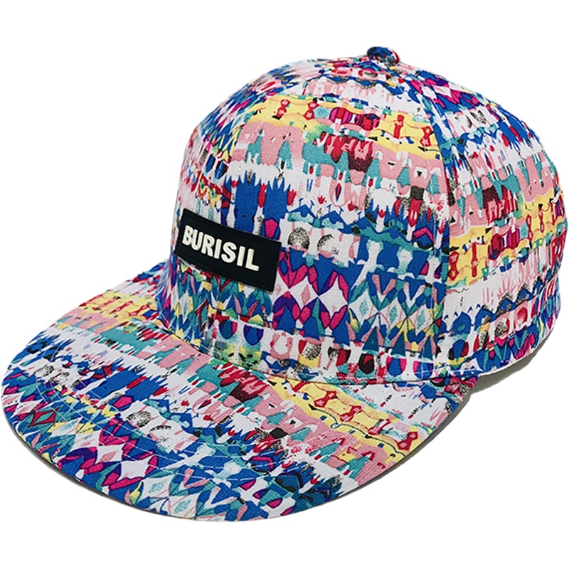Hip hop flat brim street baseball cap