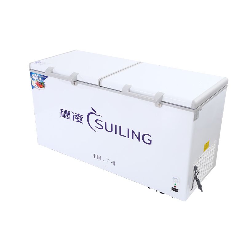 BD-680 large single-temperature freezer, fresh-keeping cabinet, freezer, commercial horizontal beverage cabinet, supermarket freezer
