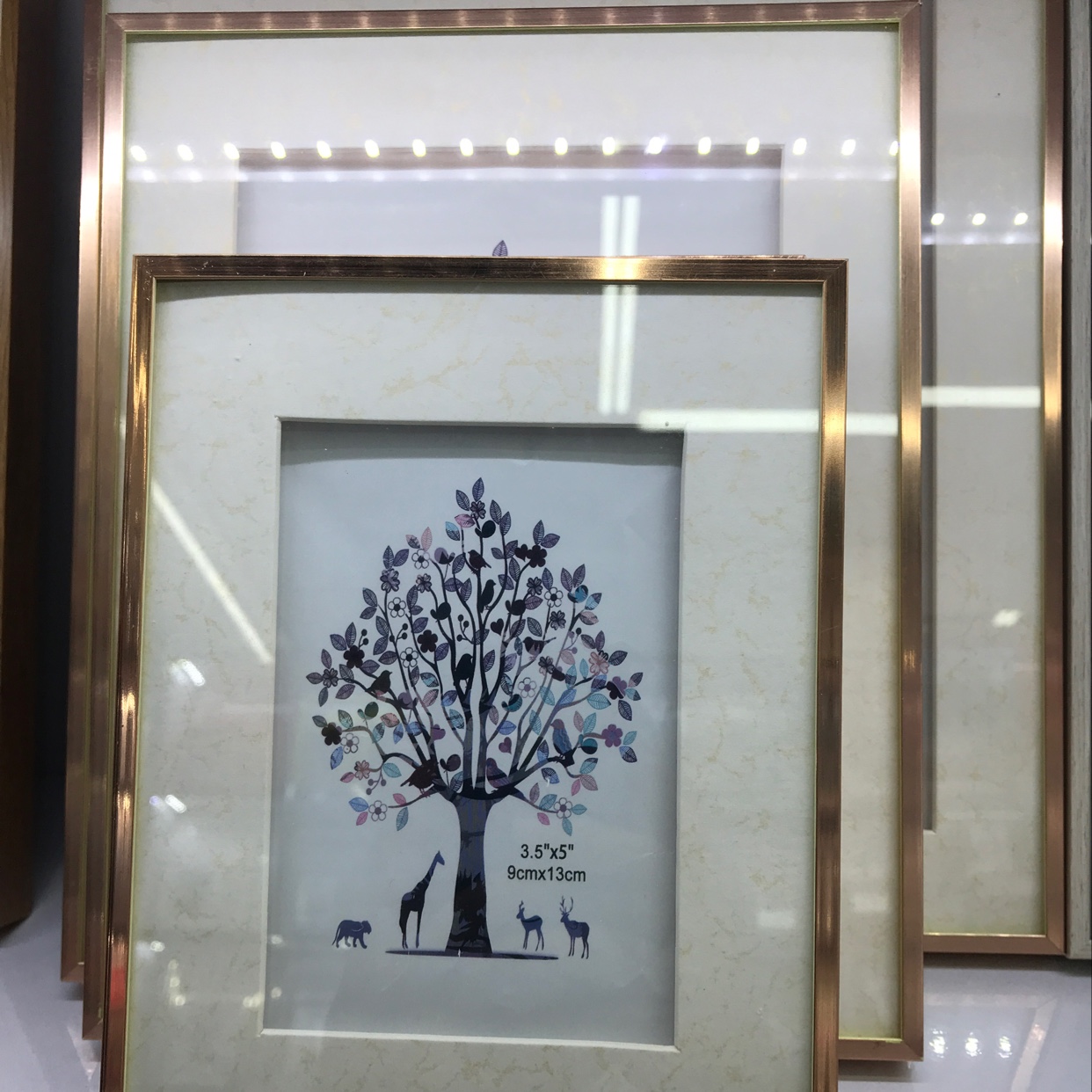 5寸立体卡纸相框