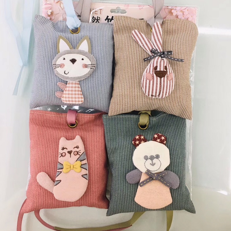 zt-tk34 Deodorizing and Dehumidifying Bamboo Charcoal Aromatherapy Bag Craft Aromatherapy Bag Specification image