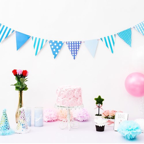 Birthday flag-raising scene decoration and atmosphere decoration details Picture