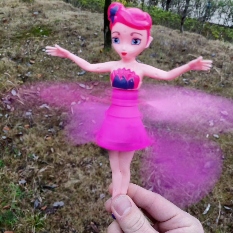 会飞的小仙女感应飞行器 儿童玩具悬浮球 充电遥控飞机直升机详情图5