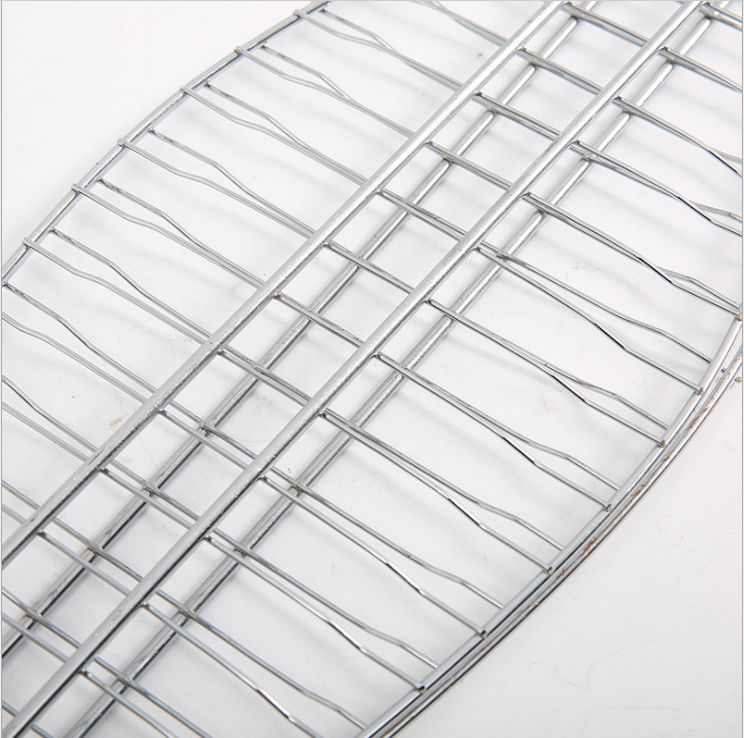 高档大单鱼 烤鱼网 烤鱼架 烤网 烤肉蓝详情图2