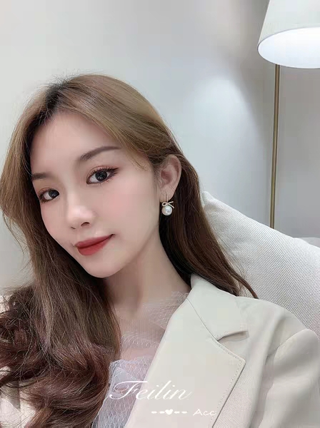 饰品/耳饰/耳环/中古饰品复古高级感/耳饰s925银针白底实物图