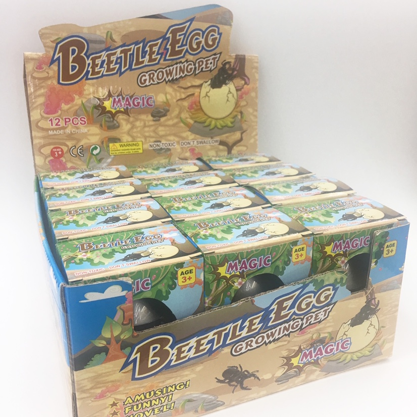 水孵恐龙蛋盲盒惊喜蛋复活蛋EVA奇趣蛋甲虫产品图