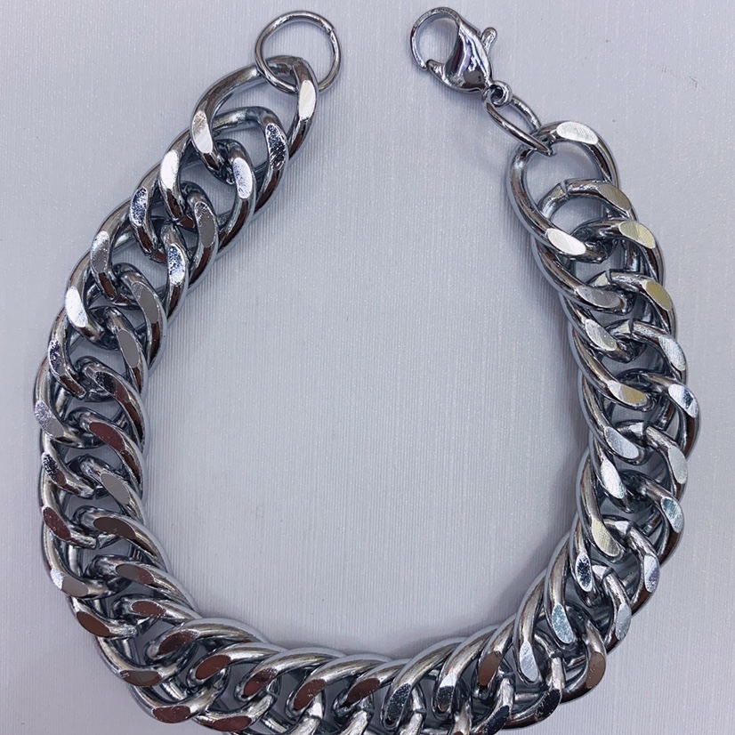 Popular logo scooter punk new men's and women's bracelet bike chain NK chain bracelet