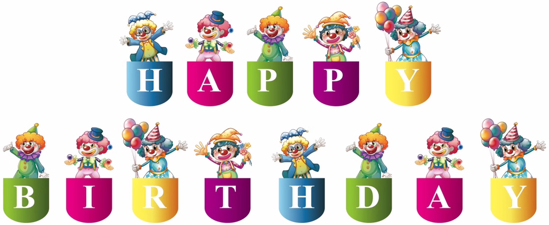 Happy birthday! Flag-raising birthday party decoration undefined