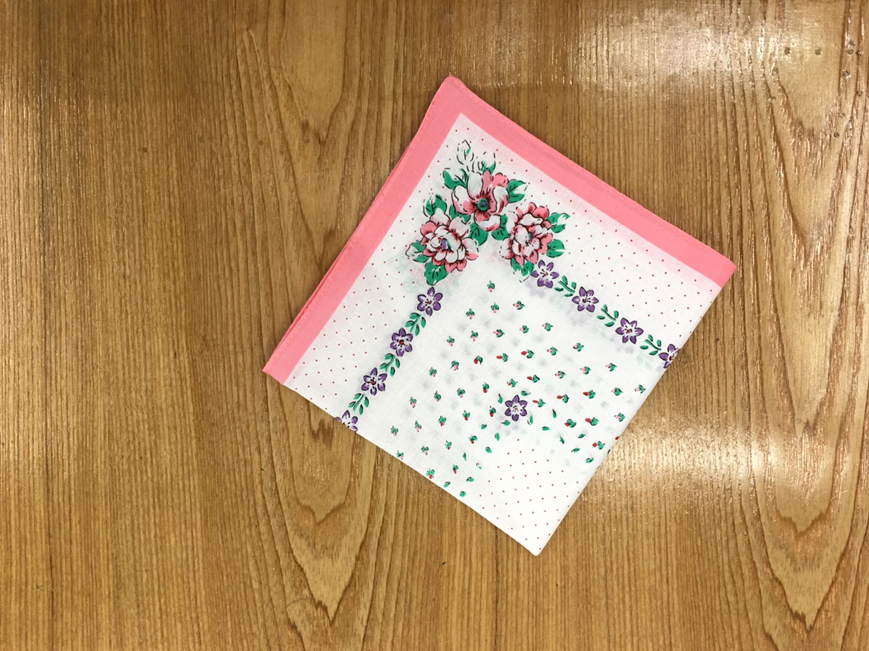 全棉印花女帕细节图