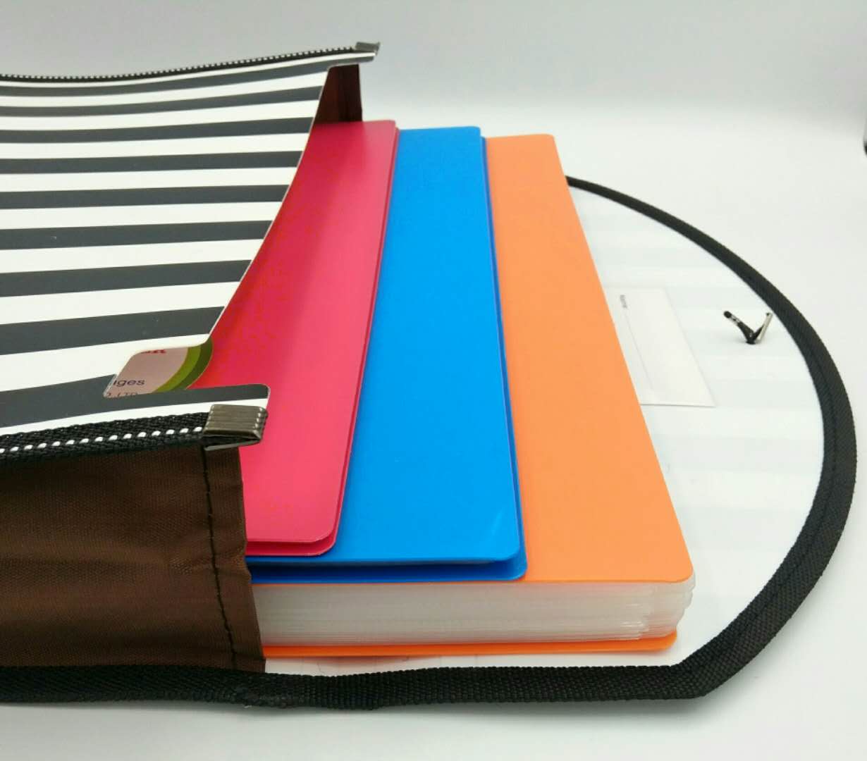 自产自销 竖条纹文件袋 学生 试卷袋 办公文件袋 资料袋 收纳袋详情4