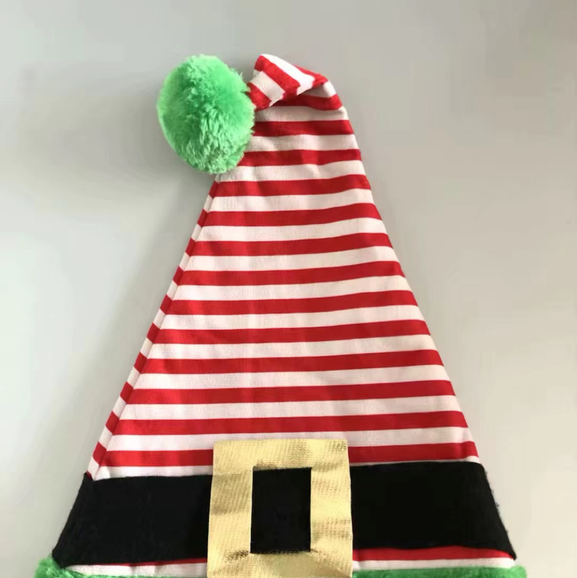 Striped Santa Hat Luxury Santa Hat red and white striped personality Santa Hat