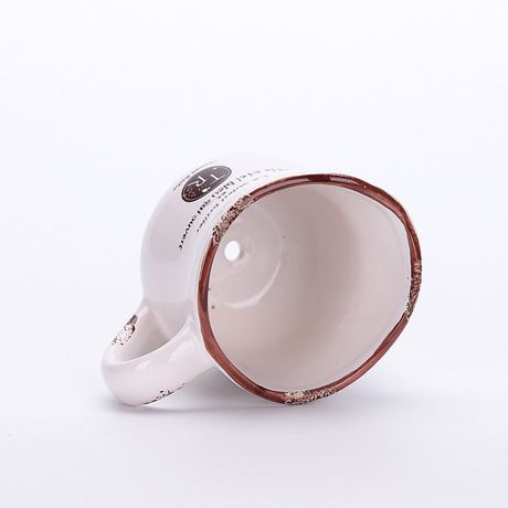 Creative ceramic flower POTS, retro enamel-like aged ceramic flower POTS, succulent flower POTS HY80011 details Picture