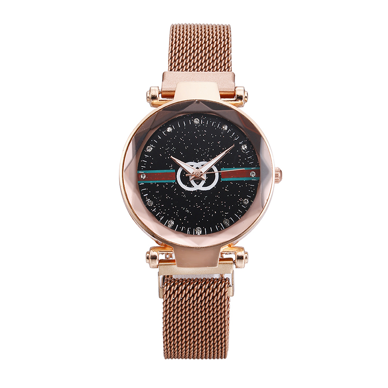 2020年新款女士米兰带吸铁石手表 学生时尚手表详情图6