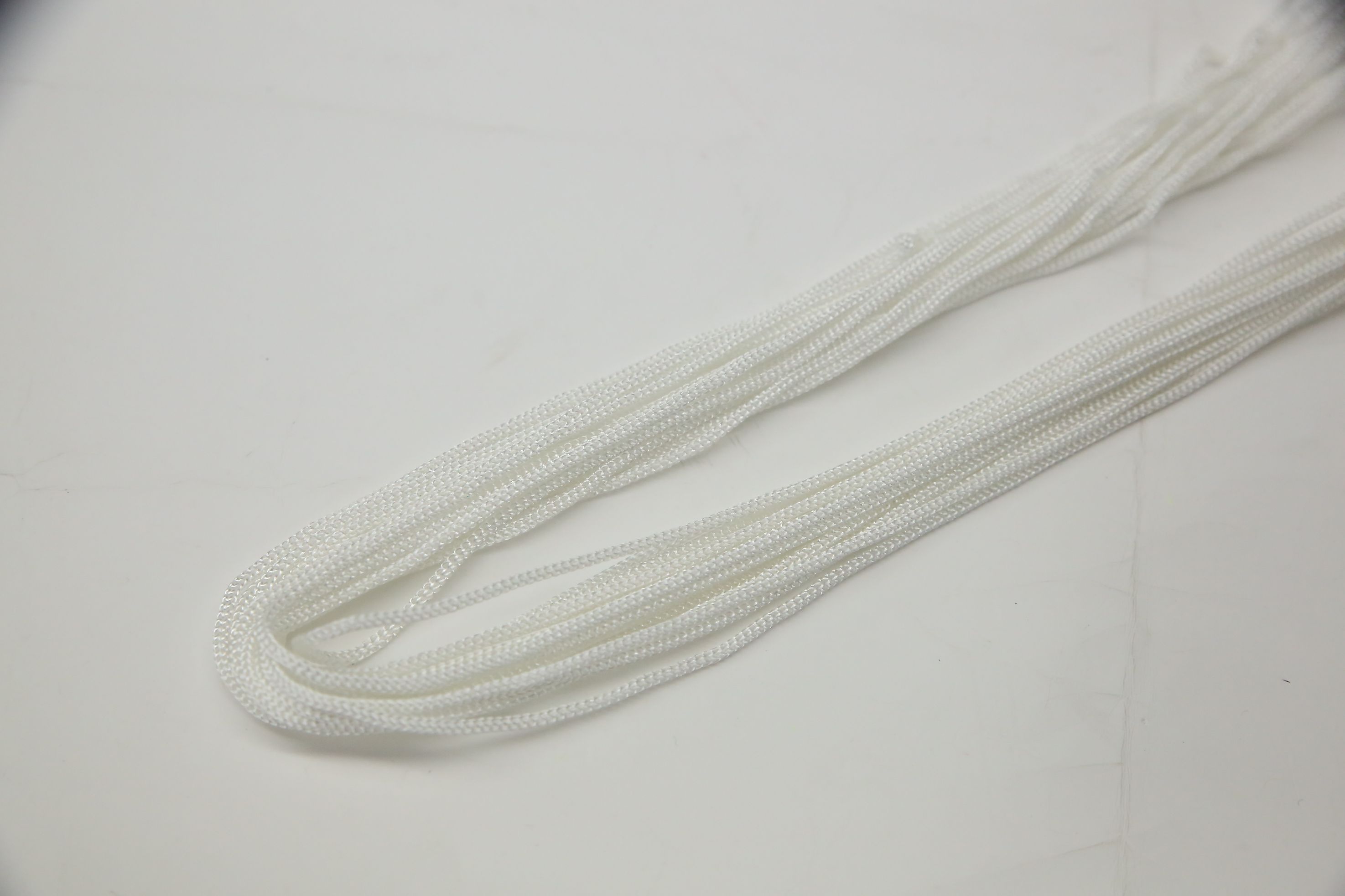 厂家直销现货供应400D丙纶绳2MM钩针线钩包绳织带束口袋束口绳子详情图2