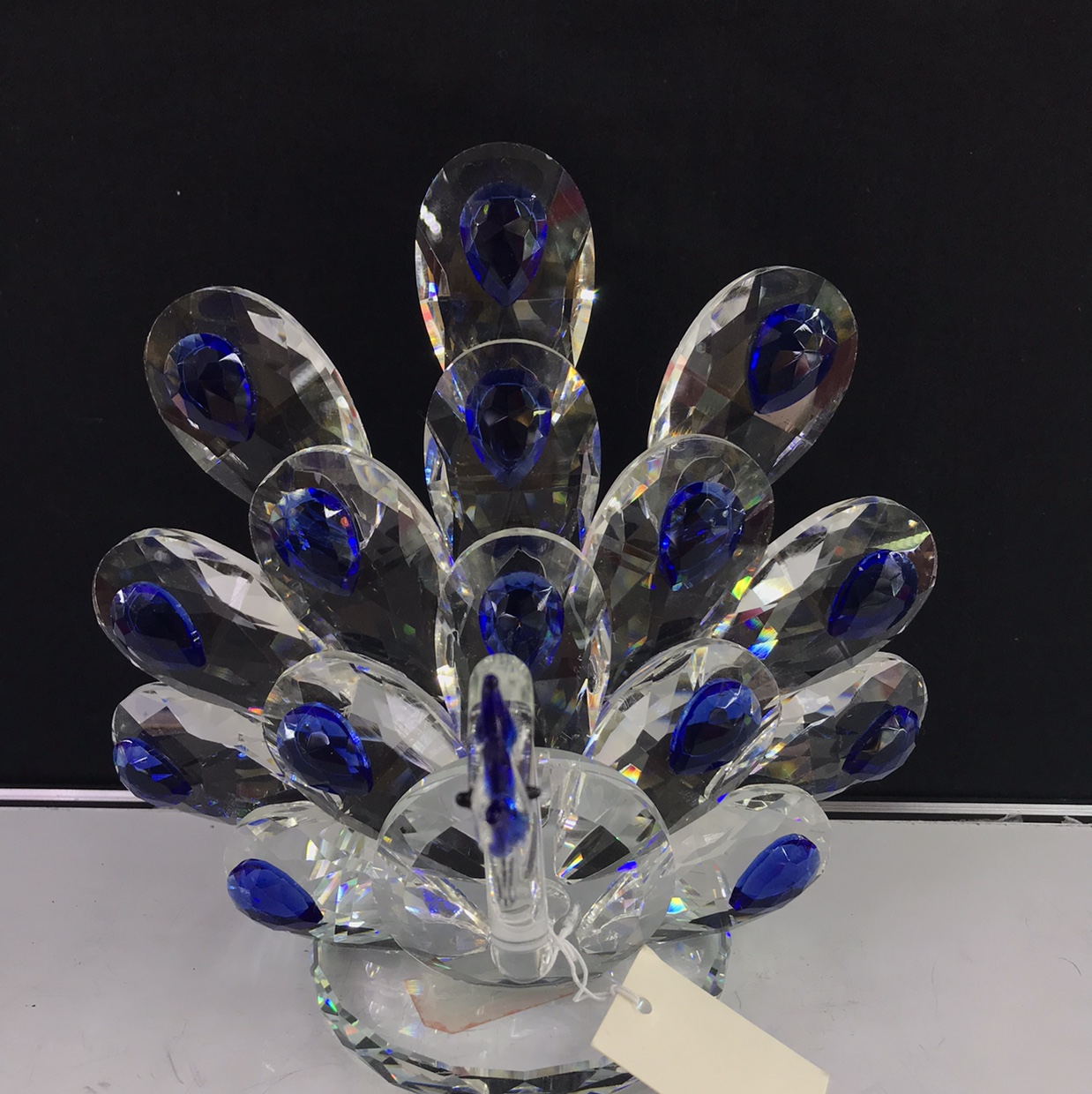 Crystal peacock full figure