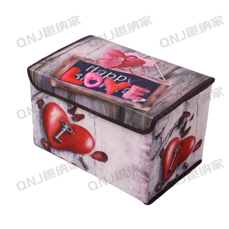 Vintage laminated storage box