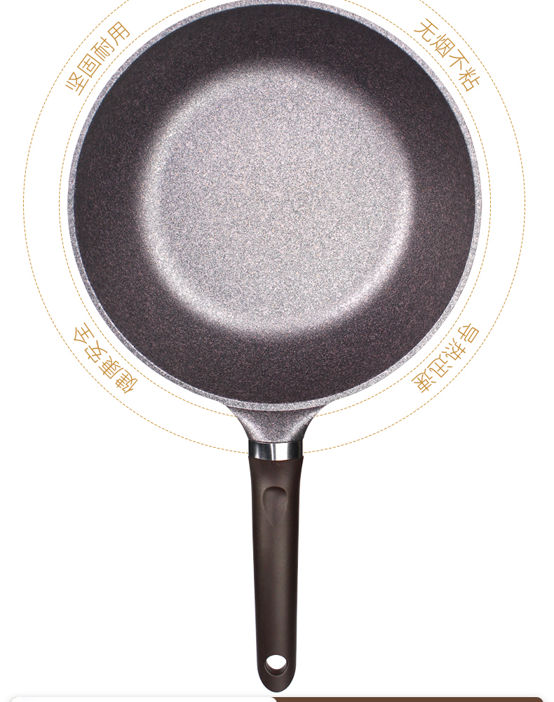 Libin Inuofu coated wok 30cm(dual-purpose) color box detail image 7
