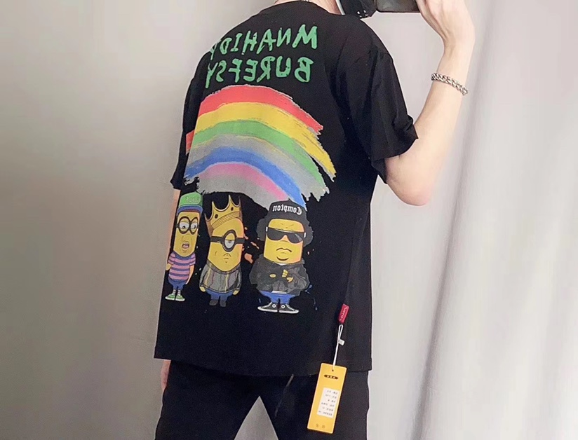 Summer short sleeve T-shirt for men popular logo trend cotton 2020 new men's wear for men plus half sleeve T-shirt for men casual thumbnail