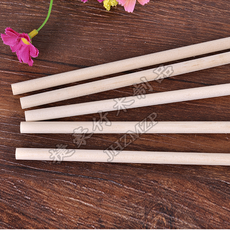义乌好货 捷豪纯正木质圆木棒高级桦木圆木棒DIY手工配件详情图2