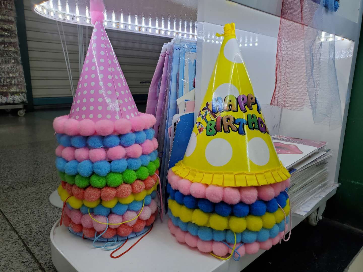 Birthday flower ball hat Specification image