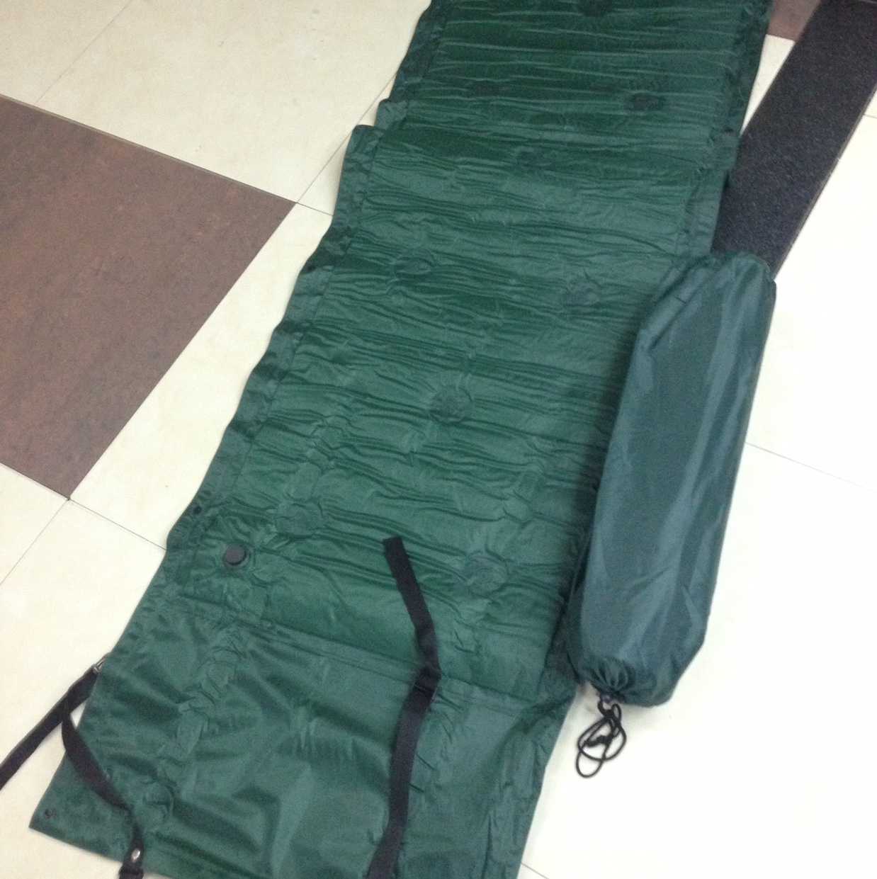 185*60公分，自动冲气垫，常规色：宝兰，墨绿色图
