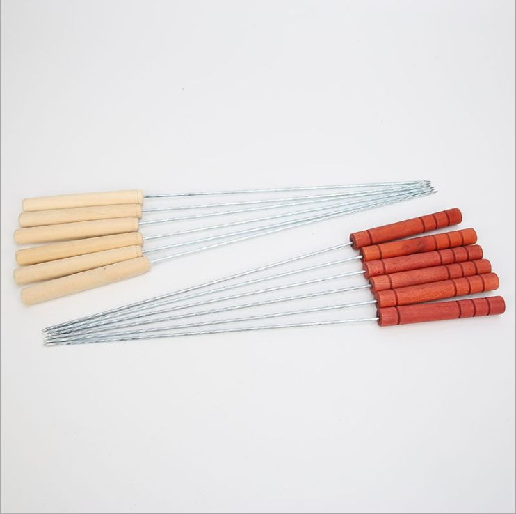 烧烤木柄麻花针 13PCS/卡详情图2