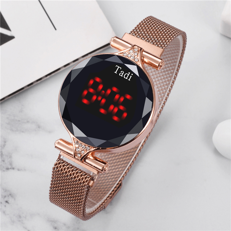 Milan watch with display screen detail image 2