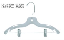 Lt-21 punch hanger 42cm iron hook plastic garment accessories hanger
