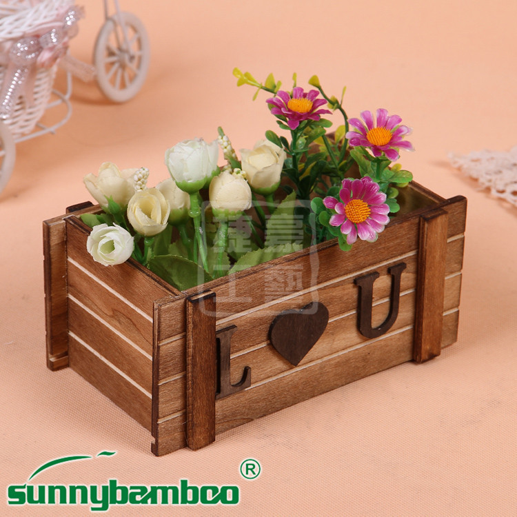Yiwu Good Goods Creative Life Small wooden box, high-end wooden storage box, custom-made wooden box detail image 3
