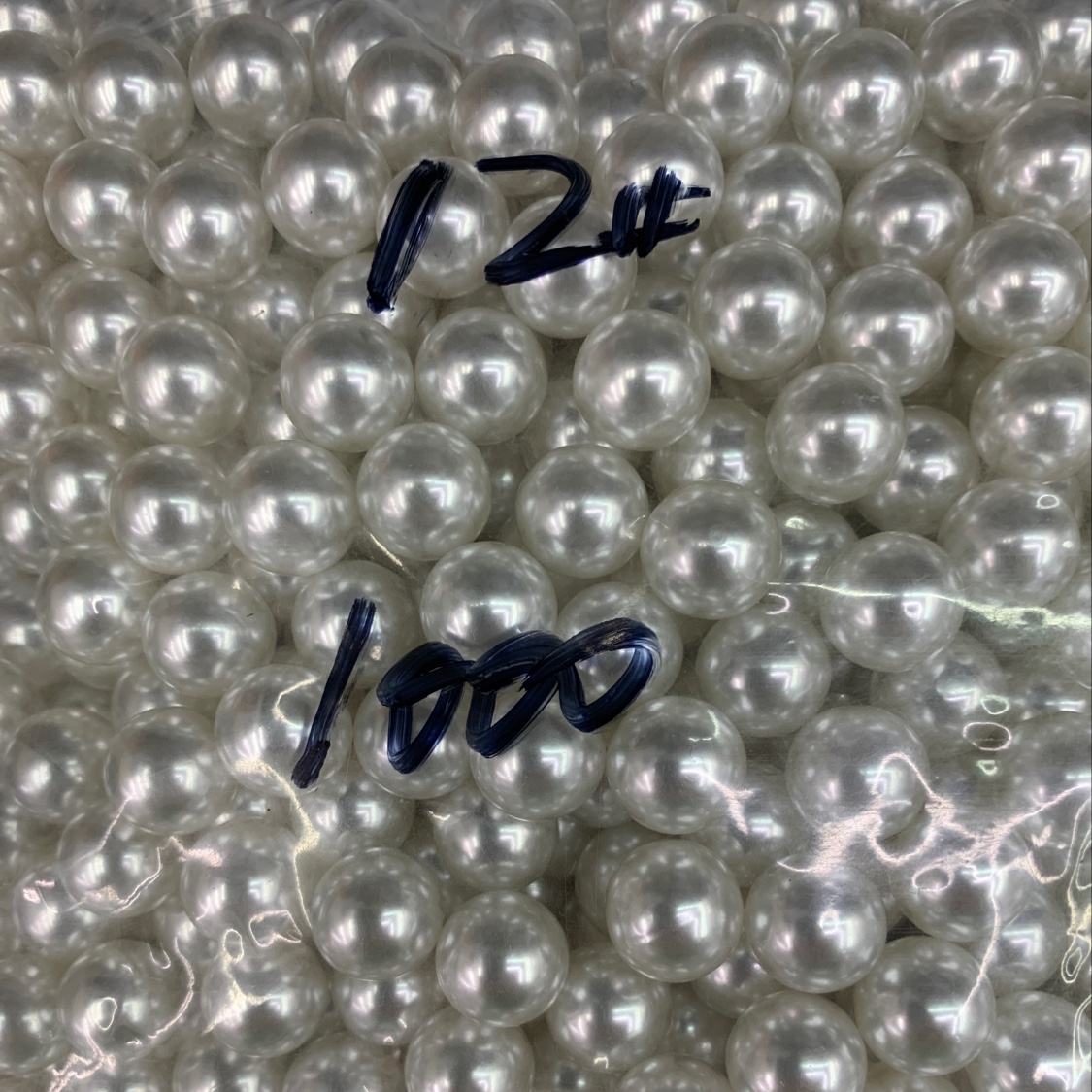 12 non-porous white pearl loose bead jewelry accessories and clothing accessories
