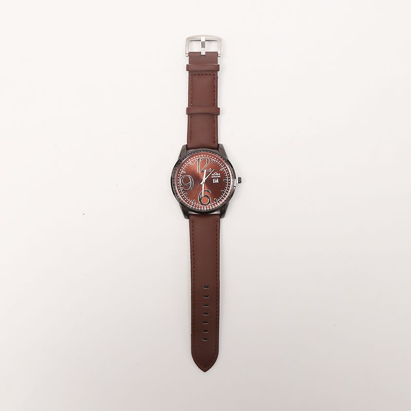 爆款时尚运动休闲男士带日历皮表带手表腕表石英表源头厂家直销55详情图6