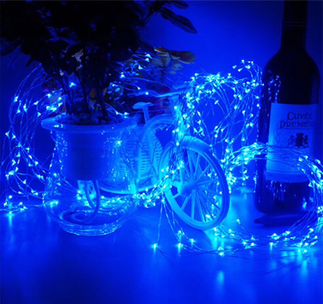 Copper Wire Led Light String Copper Wire Star Light String Light Network Red Battery Small Color Light Dormitory Diy Mini Decorative Light Bulb 111 full figure