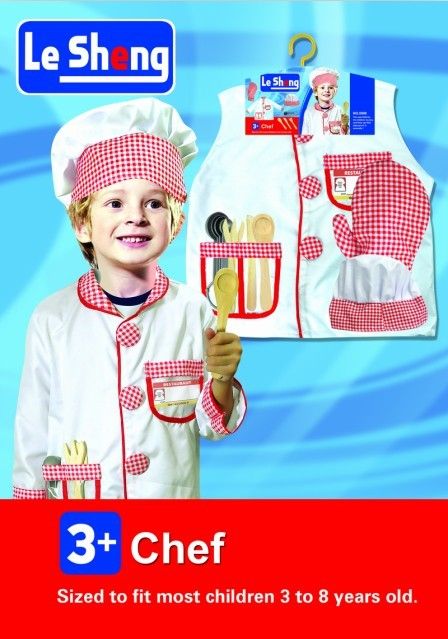 Children play the role of chefs in their careers