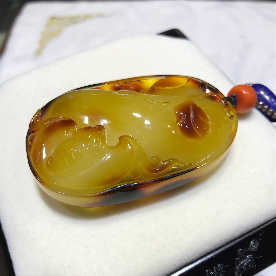 （天然居珠宝）吉祥如意蜜蜡吊坠产品图